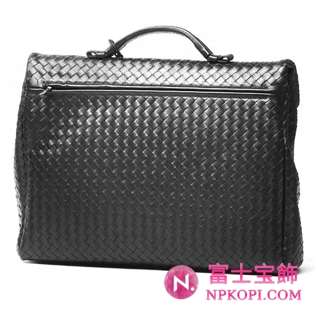 ボッテガヴェネタ/BOTTEGA VENETA/ レザーブリーフケース /ブラック122139 v4651 1000